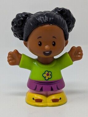 Fisher Price Little People Kid Tessa Girl African American Black Hair